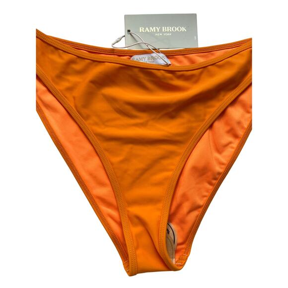 RAMY BROOK SIZE LARGE ISLA BIKINI SWIM BOTTOMS APRICOT ORANGE NEW - Picture 5 of 9